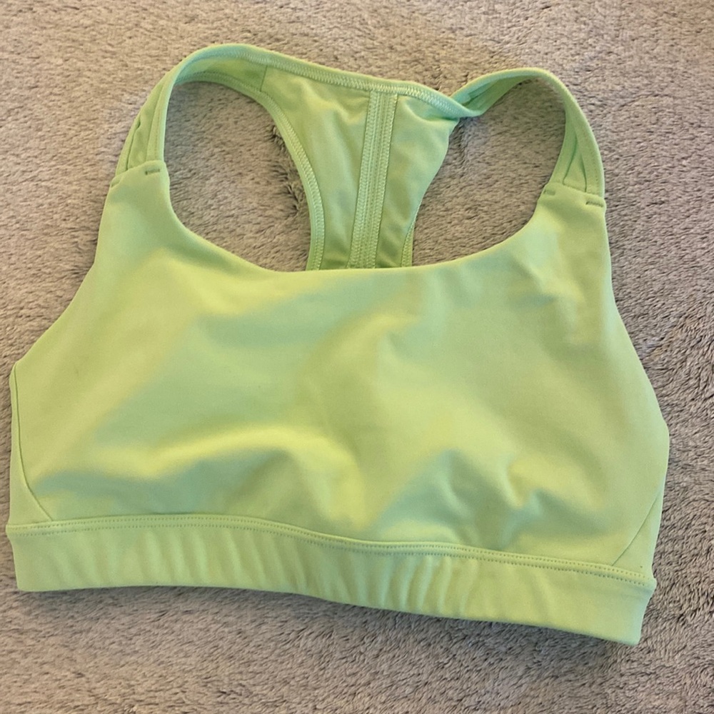 Athleta ultimate bra lime green